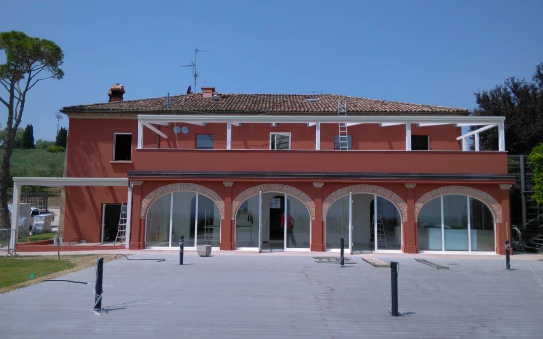 Portico ristorante Spaccio San Patrignano