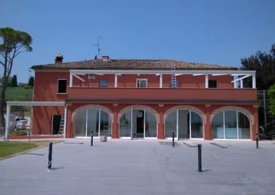 Portico ristorante Spaccio San Patrignano
